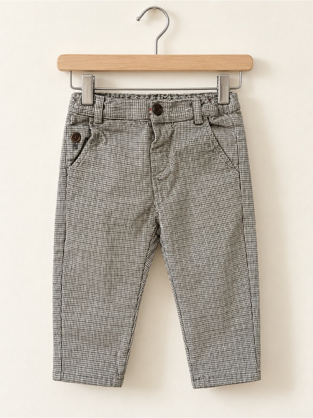Zara Baby Boy Check Dress Pants | 6–9 Months / 74 cm